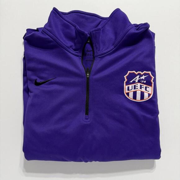 Nike Other - Nike Dri-Fit 1/4 Zip Pullover Long Sleeve Purple Style 642039 Size Men’s L